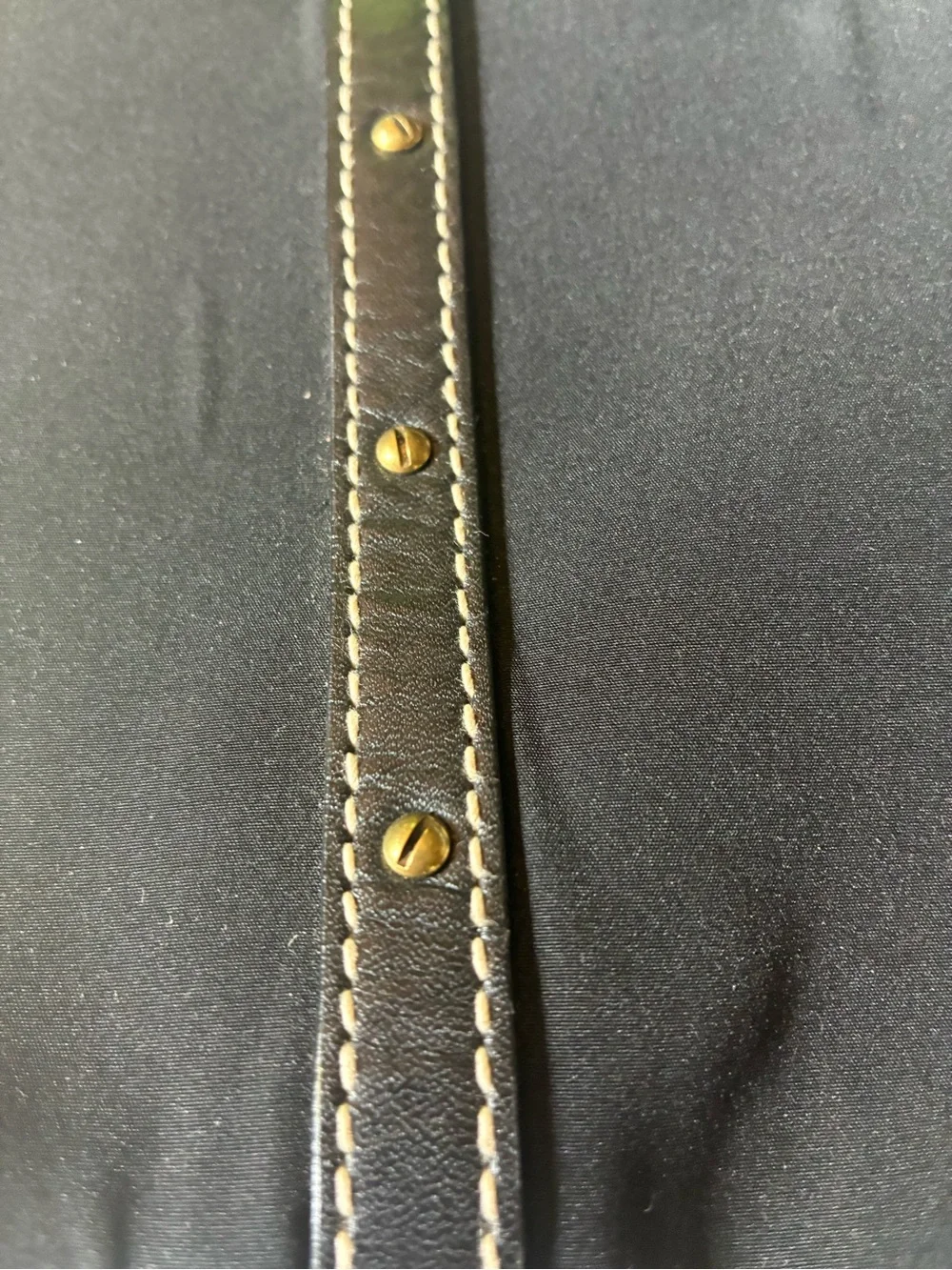 Ralph Lauren Black Hobo with Gold Hardware